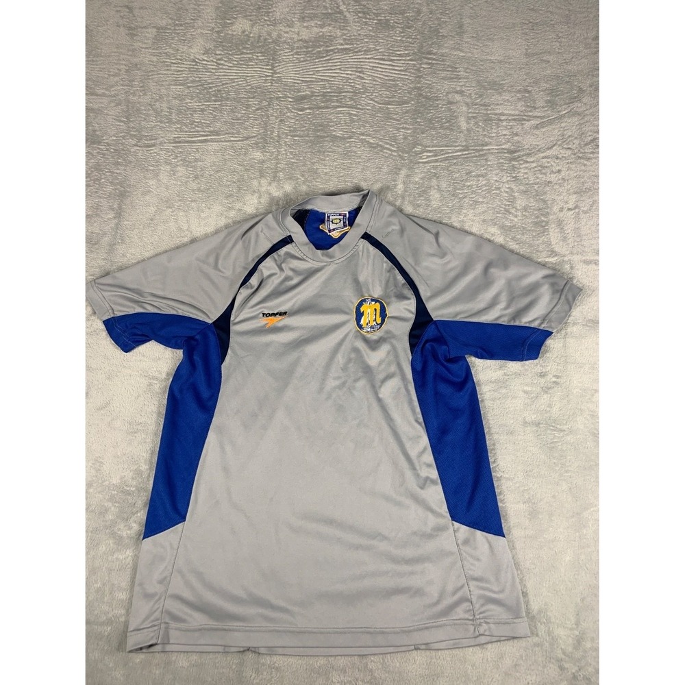 Topper Navegantes del Magallanes Soccer Jersey Men Size L Gray Polyester 2000s